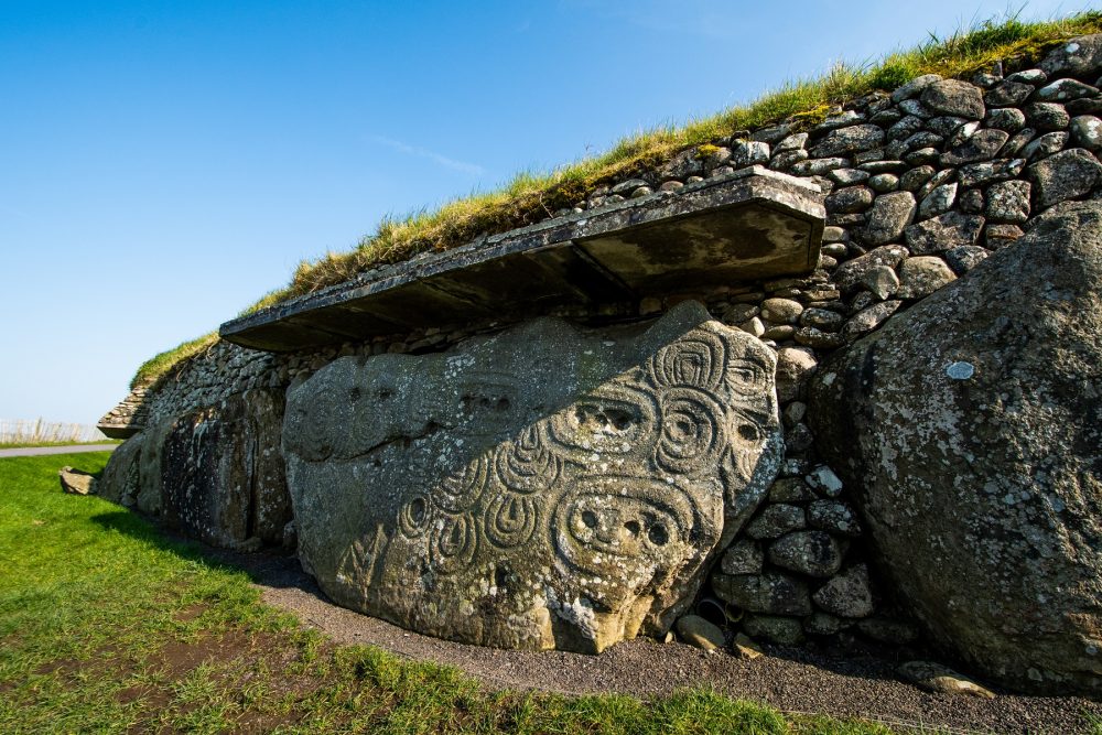 An image of Newgrange in Ireland, this site dates back more than 5,000 years ago. Shutterstock.