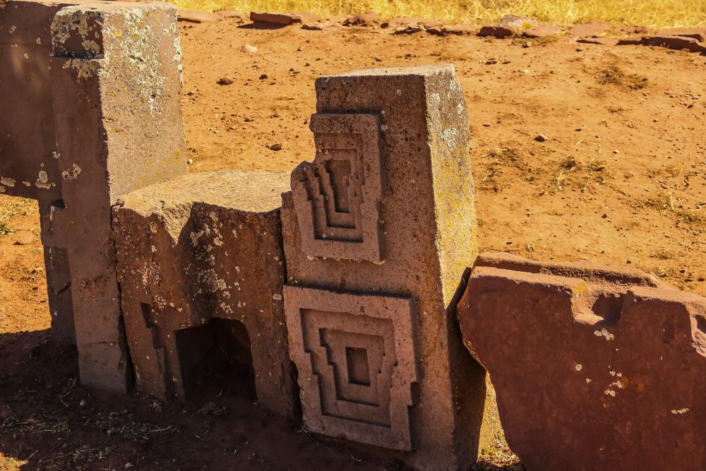 An image of the precisely carved stones at Puma Punku. Shutterstock.