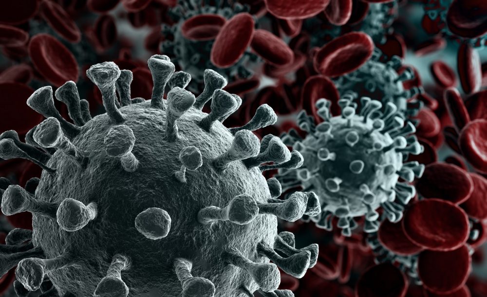 An artists rendering of Coronavirus. Shutterstock.