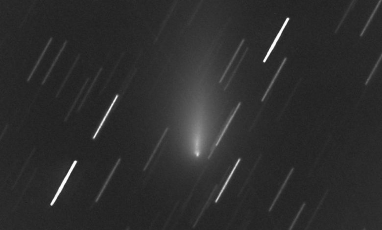 An image of Comet C/2019 Y4 Atlas, a close up, from an average of 57, 60-second exposures, unfiltered, remotely taken with the "Elena" robotic unit, part of the Virtual Telescope Project. The image was taken on April 14. mage Credit: Gianluca Masi, / The Virtual Telescope Project.
