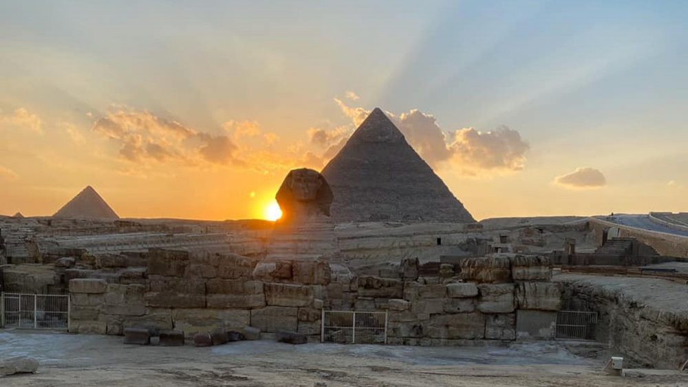 The Great Sphinx was precisely aligned with the sun. Image Credit: Egyptian Ministry of Antiquities.
