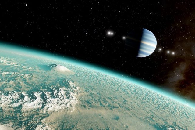 An artist's rendering of a super Earth. Shutterstock.