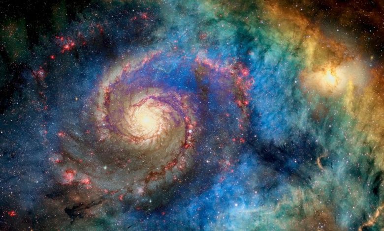 An image of a spiral galaxy. Shutterstock.