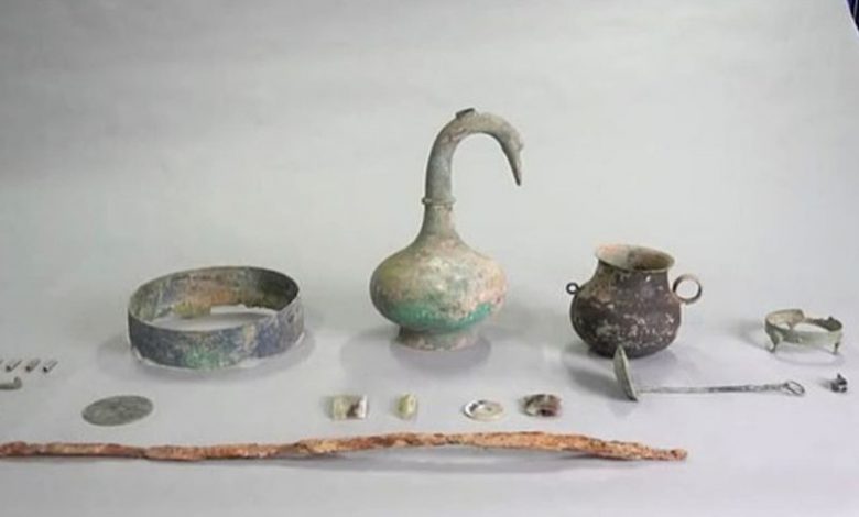 Artifacts shown here were discovered in an ancient Chinese tomb dating back to around 220 BC. Image Credit: GT.cn