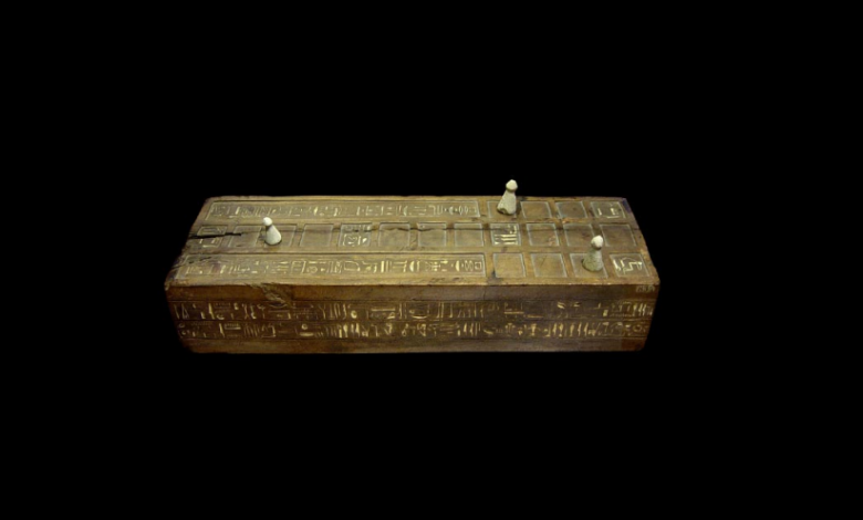 An illustration of the ancient Egyptian board game Senet. Image Credit: https://ancientegypt.fandom.com.