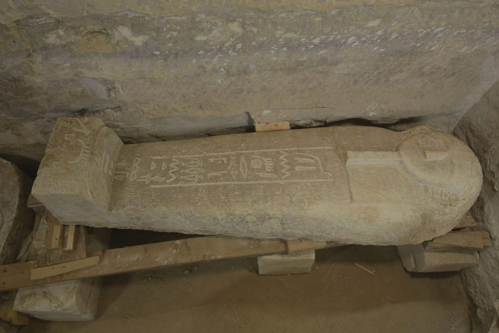 An image of the sarcophagus of an ancient Egyptian priest known as Ayput. Image Credit: https://uni-tuebingen.de.