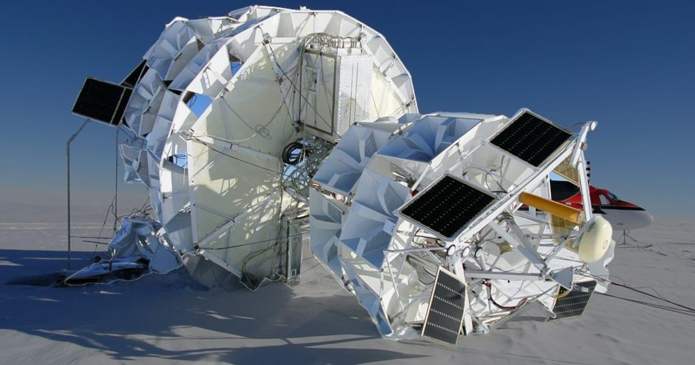 An image of the the ANITA-4 payload. Image Credit: Christian Miki, Univeristy of Hawaii.