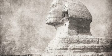 A lateral view of the Great Sphinx. Shutterstock.