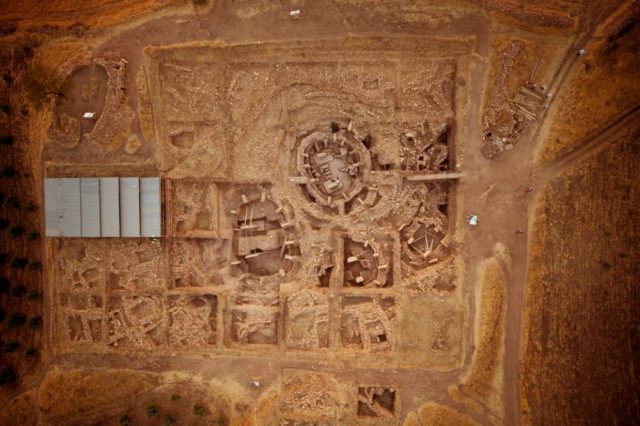 An aerial view of the main excavation site. Image Credit: DAI, Göbekli Tepe Project.
