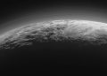 An image of Pluto’s majestic mountains, frozen plains and foggy hazes. This image was taken around 15 minutes after New Horizon's closest approach to Pluto in 2015. Image Credit: New Horizons / NASA/JHUAPL/SwRI.