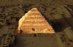 Aerial view of Djoser's Step Pyramid. Image Credit: Pinterest.