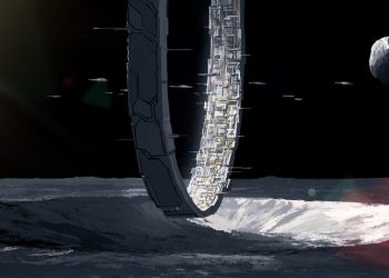 Artist's Illustration of an alien station. Shutterstock.