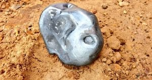 An image of the bright,. metallic meteorite that crashed in India. Image Credit: Twitter.