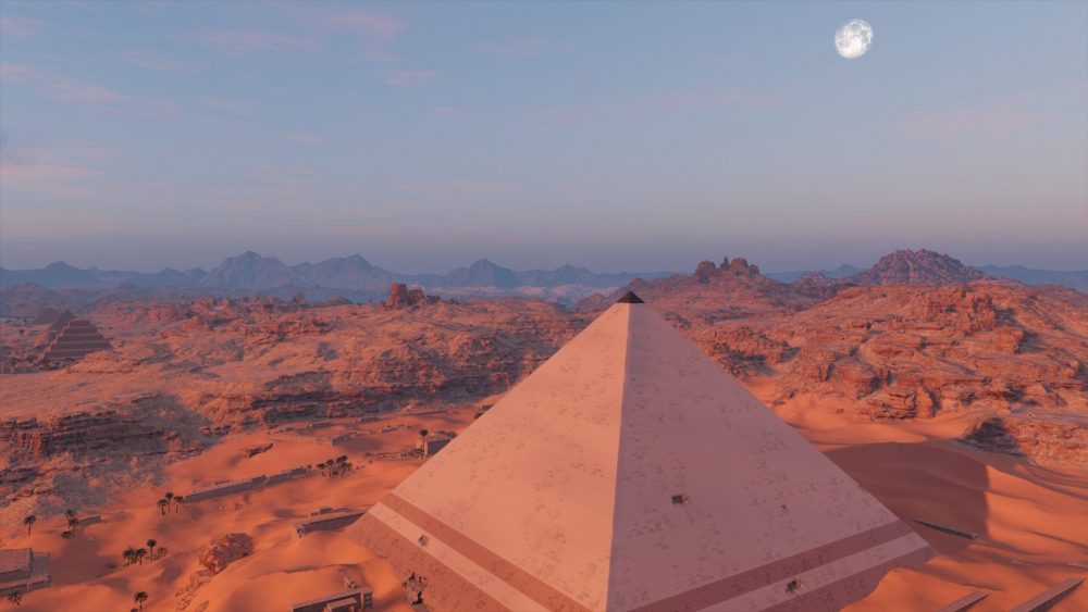 An artists rendering of an ancient Egyptian Pyramid. Jumpstory.