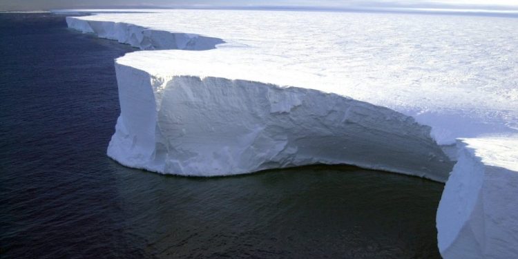 An aerial view of Antarctica. Jumpstory.