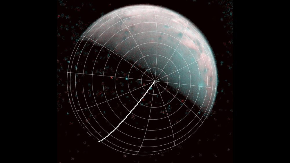Ganymede's North Pole can be seen in this image taken by the JIRAM infrared imager aboard NASA's Juno spacecraft on Dec. 26, 2019. Image Credit: NASA/JPL-Caltech/SwRI/ASI/INAF/JIRAM.