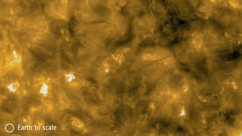 One of the close-up images of the Sun, recently photographed by the Solar Orbiter Spacecraft. Image Credit: ESA / NASA.