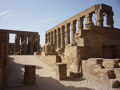 The Luxor Temple.
