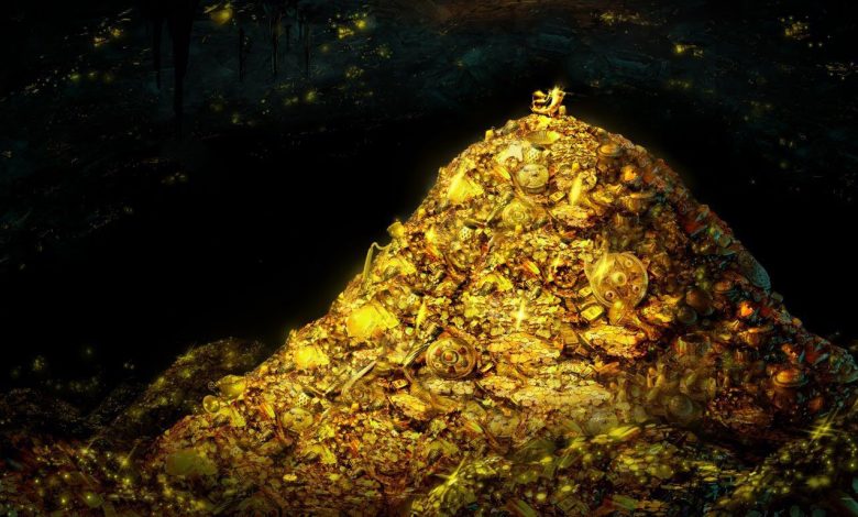 An artists rendering of a lost treasure. Shutterstock.
