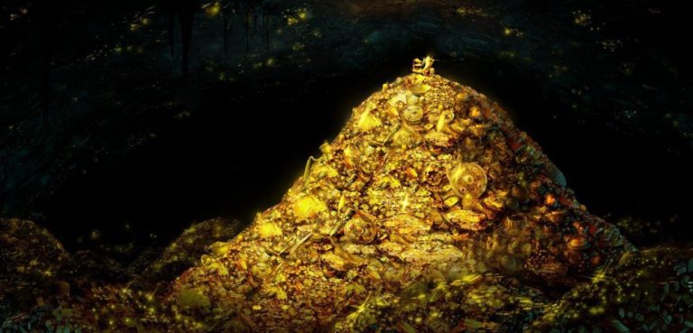 An artists rendering of a lost treasure. Shutterstock.