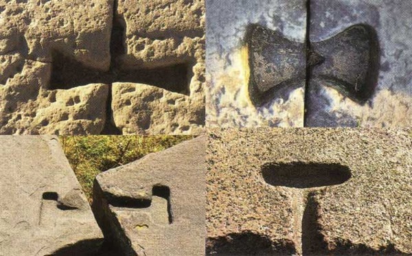 An image showing different examples of the t-shaped openings present in ancient sites across the globe. Curiosmos.