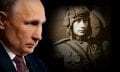 A collage showing Putin and an alleged World War I soldier that supposedly looks just like him.