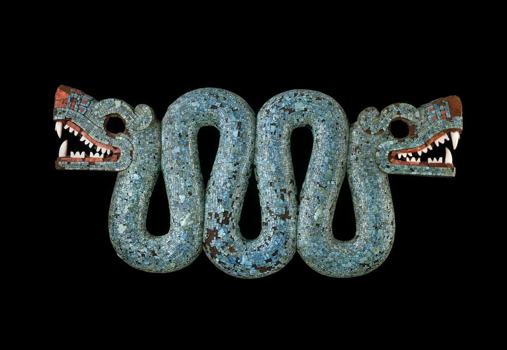 An image of the double-headed serpent. The artifact is housed at the British Museum. Image Credit: British Museum.