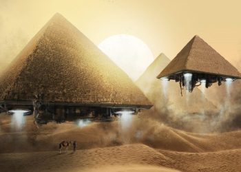Could the Pyramids actually hide the existence of spaceships?