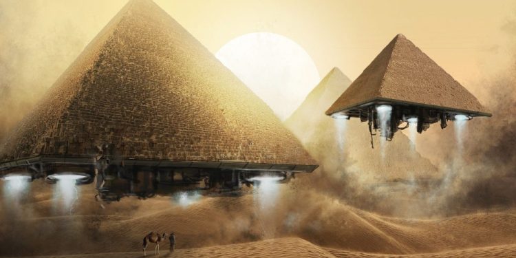 Could the Pyramids actually hide the existence of spaceships?