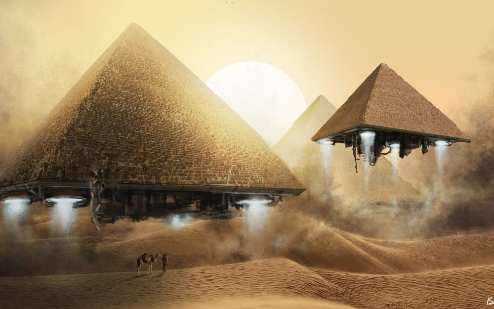 Could the Pyramids actually hide the existence of spaceships?