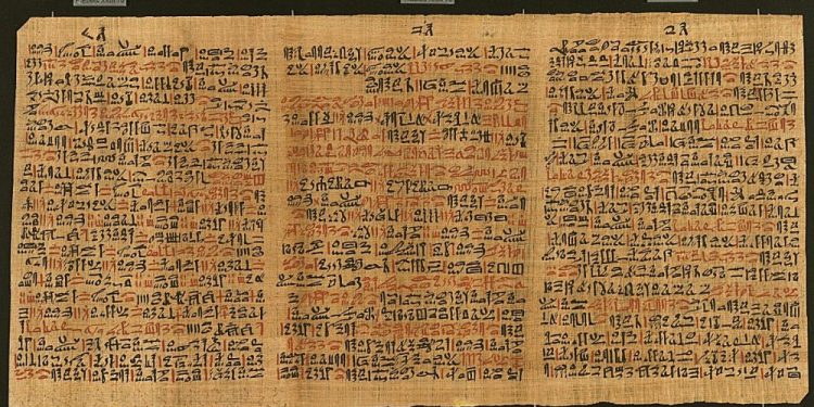 Ebers Papyrus.