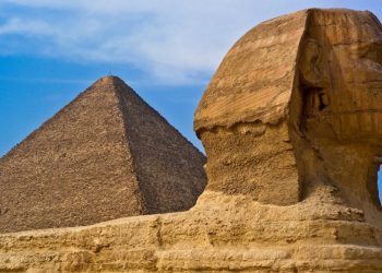 The Great Sphinx of Giza.