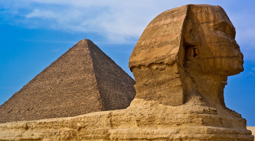 The Great Sphinx of Giza.