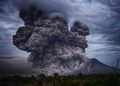 An image of a volcanic eruption. Jumpstory.