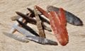 Fluted-point technology North America Arabia. Image Credit: Rémy Crassard et al. 2020. PLOS ONE.