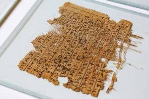 Oldest papyrus in the world found in the Wadi al-Jarf harbor.