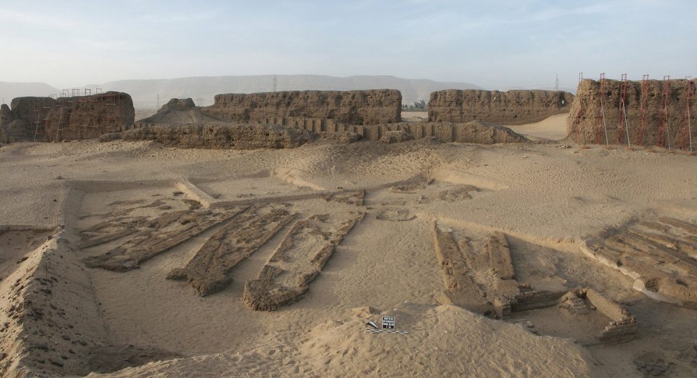 The site of the ancient Egyptian Abydos Boats - the oldest known wooden built boats to date.