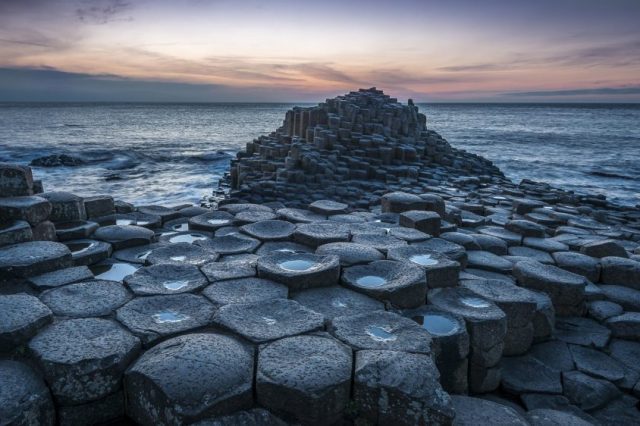 A view of Giants causeway in Northern Ireland. Jumpstory.