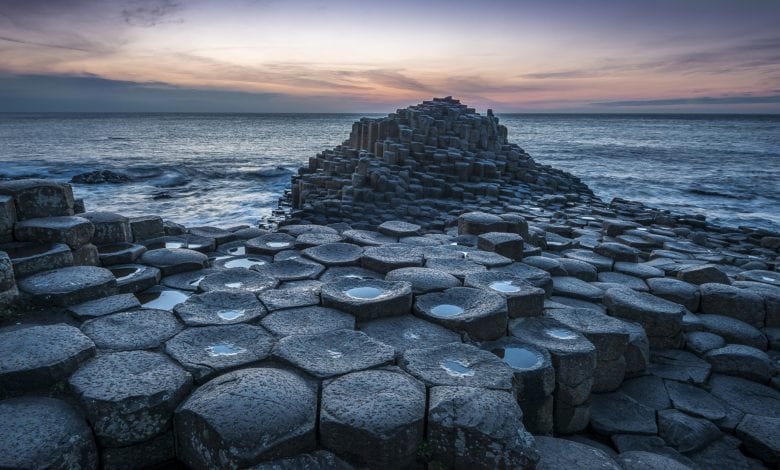A view of Giants causeway in Northern Ireland. Jumpstory.