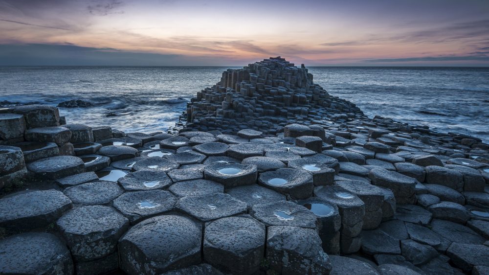 A view of Giants causeway in Northern Ireland. Jumpstory.