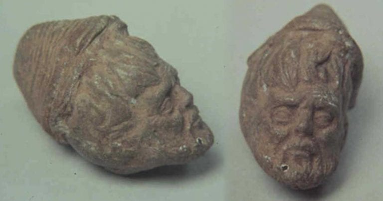 Terracotta head from Tecaxic-Calixtlahuaca, Mexico