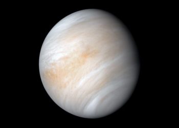 As it sped away from Venus, NASA's Mariner 10 spacecraft captured this seemingly peaceful view of a planet the size of Earth, wrapped in a dense, global cloud layer. Image Credit: NASA/JPL-Caltech.