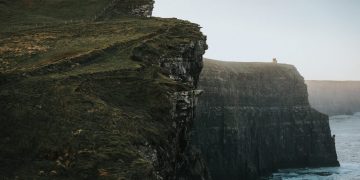 A Photograph of the cliffs off he coast if Ireland. Jumpstory.