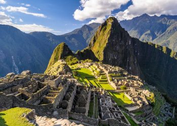 The most famous ancient site in Peru - Machu Pichu.