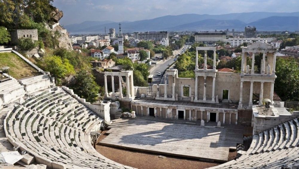 The Ancient Amphitheater in Plovdiv.