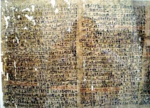 A couple of Sheets from the Westcar Papyrus.