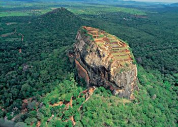 The Rock Fortress of Sigiriya which is often considered the 8th wonder of the world.