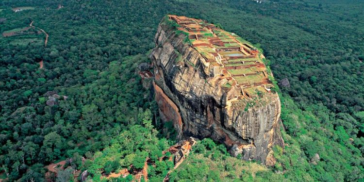 The Rock Fortress of Sigiriya which is often considered the 8th wonder of the world.