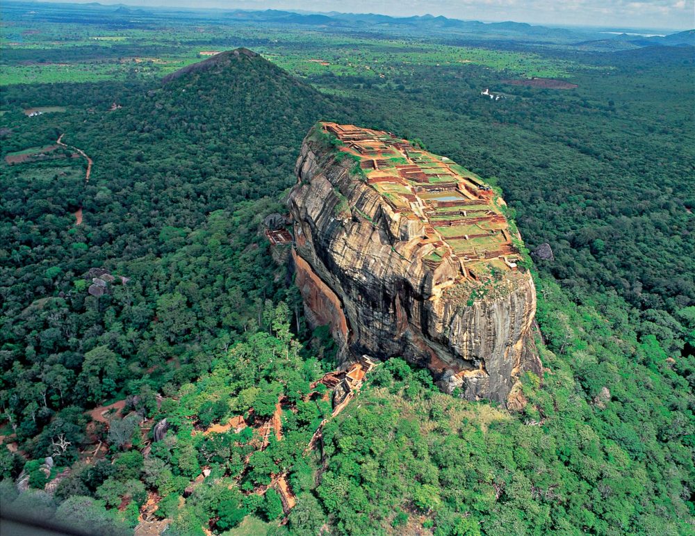 The Rock Fortress of Sigiriya which is often considered the 8th wonder of the world.