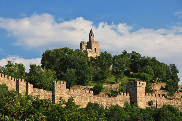Tsarevets Fortress in Veliko Tarnovo.